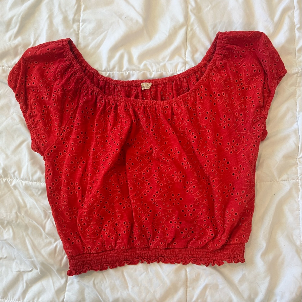 Hollister off the shoulder tee